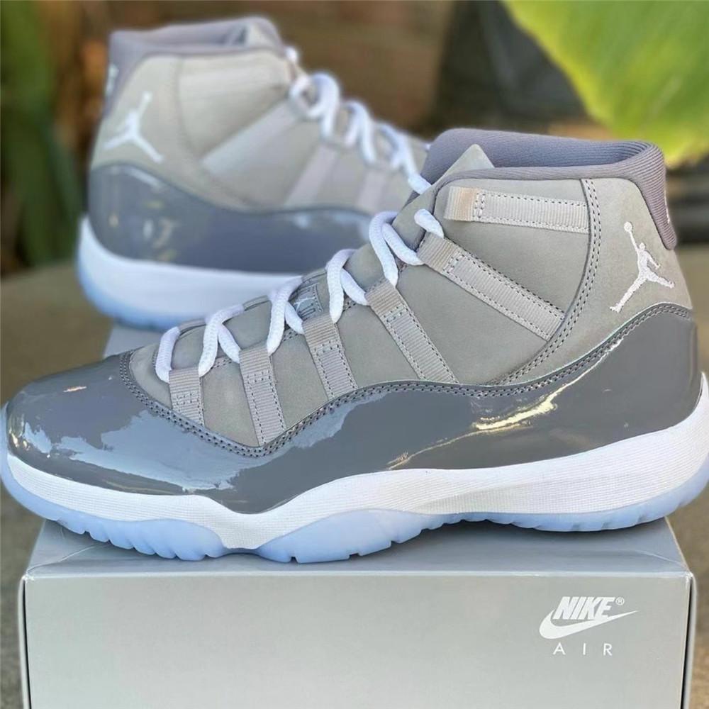 PK GOD Air Jordan 11 cool grey retail materials ready to ship